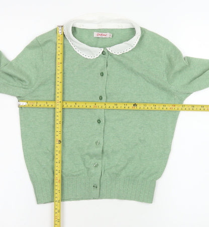 Womens UK Size XS Cath Kidston Green Cardigan Button-Up