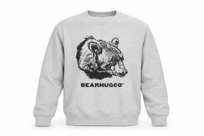 Mens UK Size M BearhugCo Grey Pullover Sweatshirt