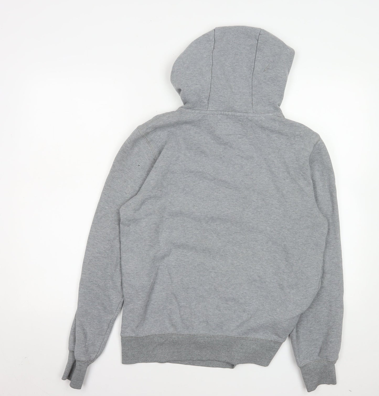 Mens UK Size M Firetrap Grey Pullover Hoodie