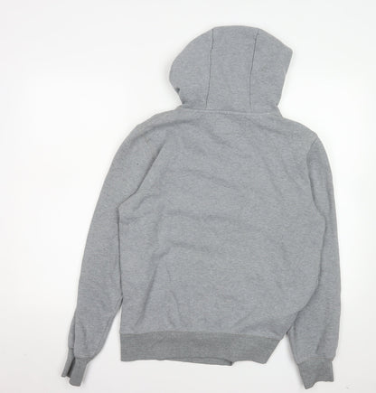 Mens UK Size M Firetrap Grey Pullover Hoodie