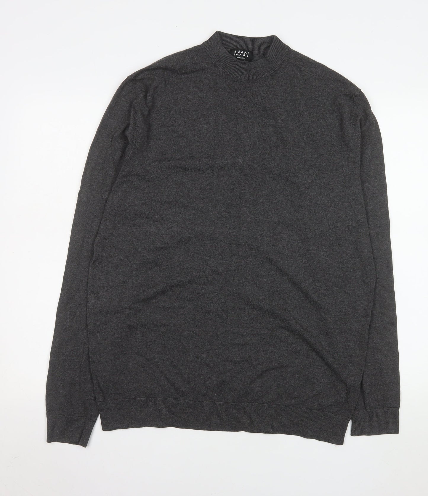 Mens UK Size XL boohooMAN Grey Pullover Jumper