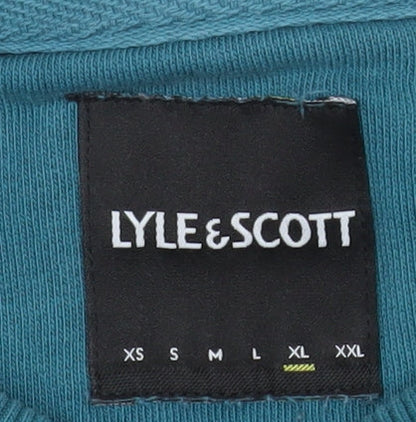 Mens UK Size XL Lyle & Scott Blue Pullover Sweatshirt