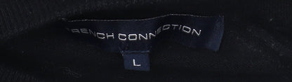 Womens UK Size L French Connection Black Pullover Jumper