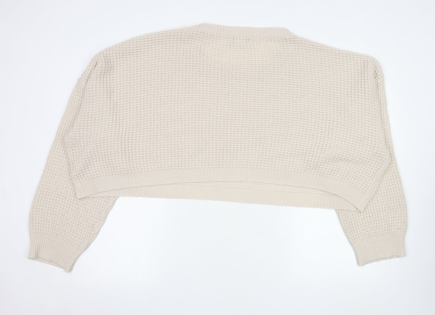 Womens UK Size 3XL PRETTYLITTLETHING Beige Pullover Jumper