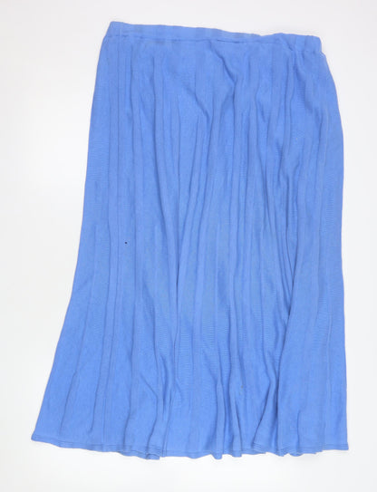 Womens UK Size 3XL Cotswold Collections Pleated Knit Skirt