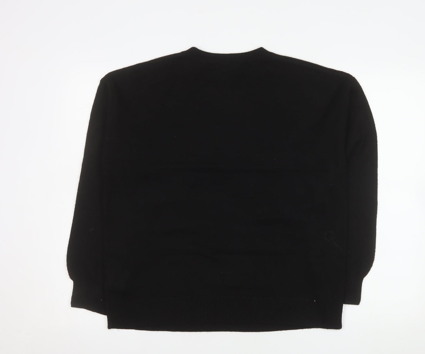 Womens UK Size M Marks and Spencer Black Pullover Jumper