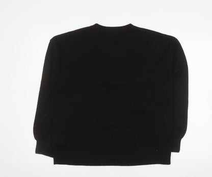 Womens UK Size M Marks and Spencer Black Pullover Jumper