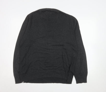 Mens UK Size L FatFace Grey Pullover Jumper