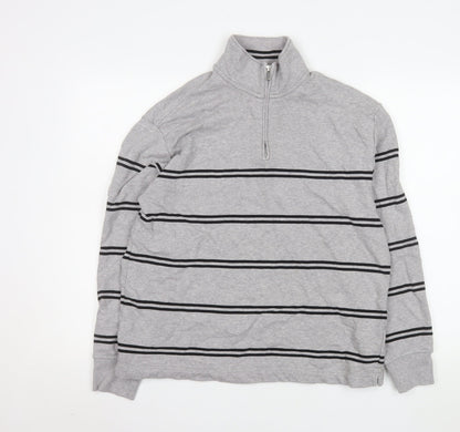 Mens UK Size M Marks and Spencer Grey Pullover Sweatshirt