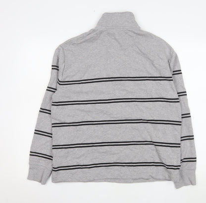 Mens UK Size M Marks and Spencer Grey Pullover Sweatshirt