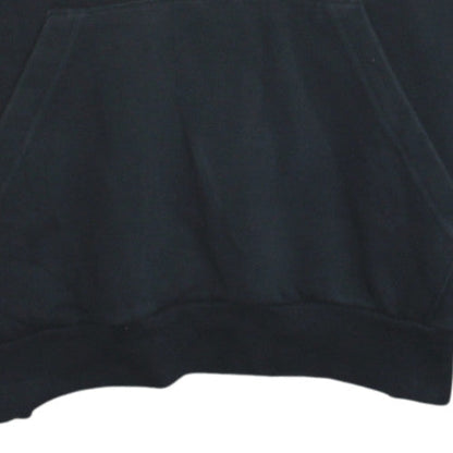 Adidas Boys Black Pullover Fleece Hoodie 13-14 Years Regular Fit