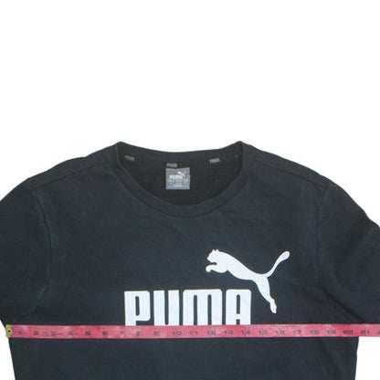 Mens UK Size S PUMA Black Pullover Sweatshirt
