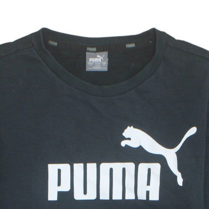 Mens UK Size S PUMA Black Pullover Sweatshirt