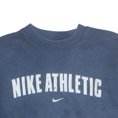 Mens UK Size M Nike Blue Pullover Sweatshirt