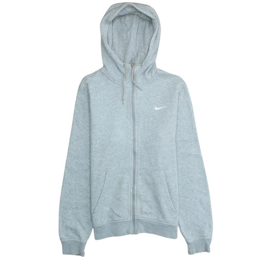 Mens UK Size S Nike Grey Full Zip Hoodie