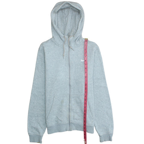 Mens UK Size S Nike Grey Full Zip Hoodie