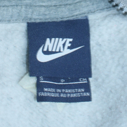 Mens UK Size S Nike Grey Full Zip Hoodie