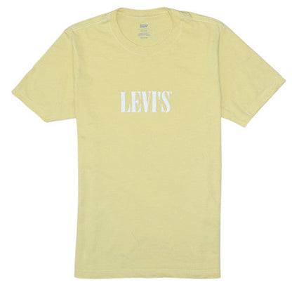 Mens UK Size XS Levi's Yellow  T-Shirt