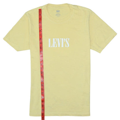 Mens UK Size XS Levi's Yellow  T-Shirt