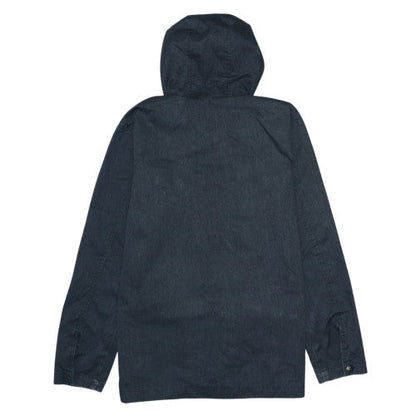 DC Womens Blue Cotton Blend Hooded Parka Jacket Size 16