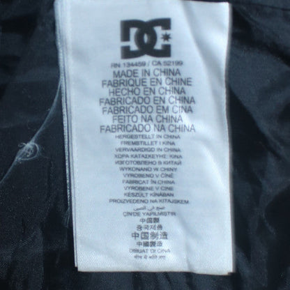 DC Womens Blue Cotton Blend Hooded Parka Jacket Size 16
