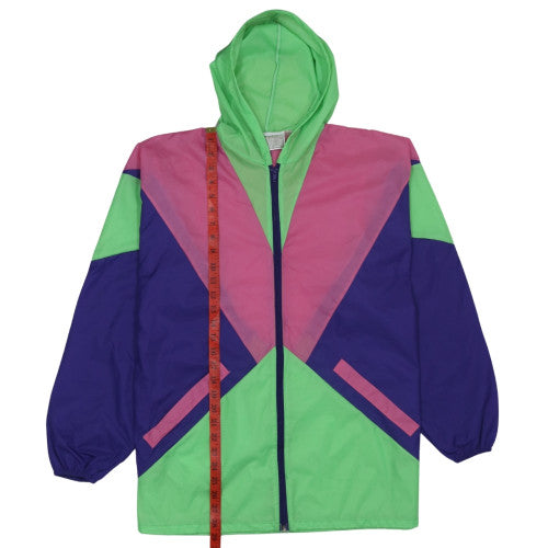 Womens UK Size L Passworld Multicoloured Windbreaker Coat