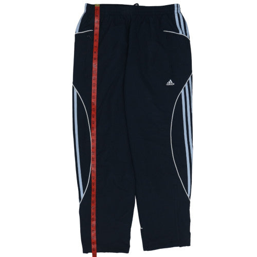 Adidas Men’s Black L Track Pants Quick Dry Activewear Trousers