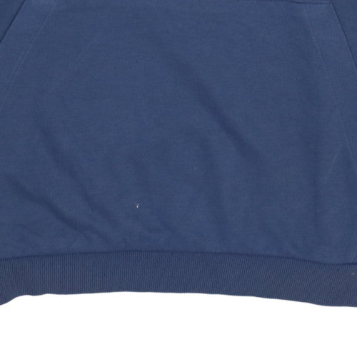 Mens UK Size XL adidas Blue Pullover Hoodie