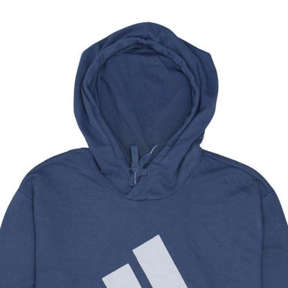 Mens UK Size XL adidas Blue Pullover Hoodie