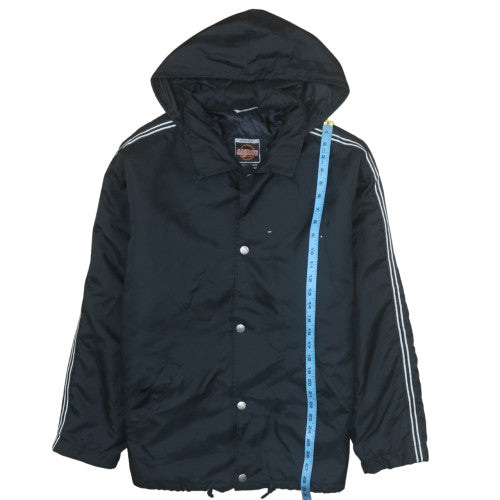 Mens UK Size L Wampum Black Windbreaker Coat