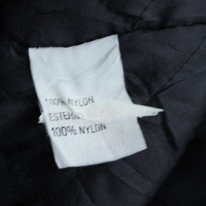 Mens UK Size L Wampum Black Windbreaker Coat