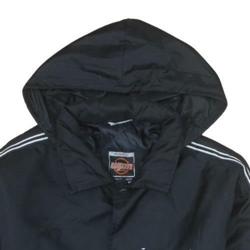 Mens UK Size L Wampum Black Windbreaker Coat