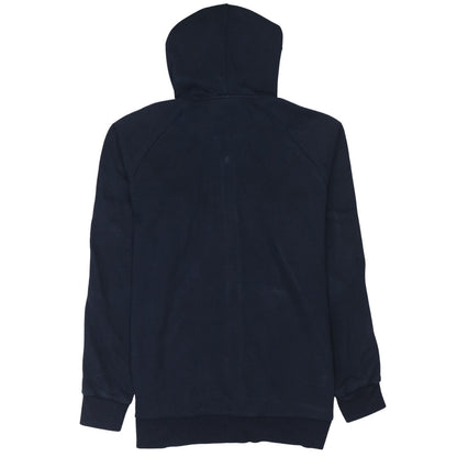Mens UK Size M adidas Blue Full Zip Hoodie