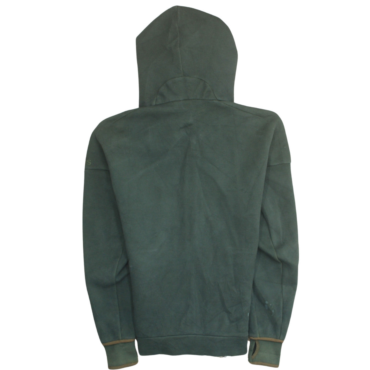 Mens UK Size S adidas Green Full Zip Hoodie