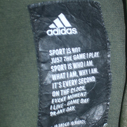 Mens UK Size S adidas Green Full Zip Hoodie