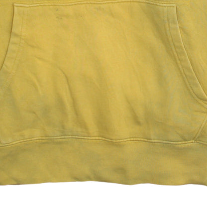 Mens UK Size M Levi's Yellow Pullover Hoodie