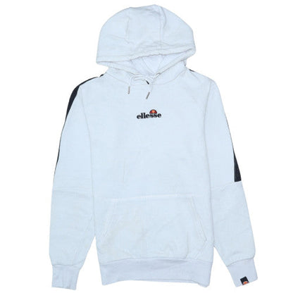 Mens UK Size S ellesse White Pullover Hoodie