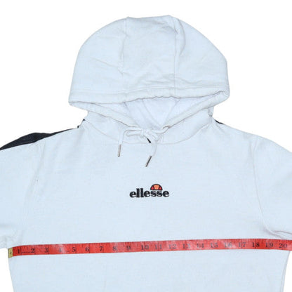 Mens UK Size S ellesse White Pullover Hoodie