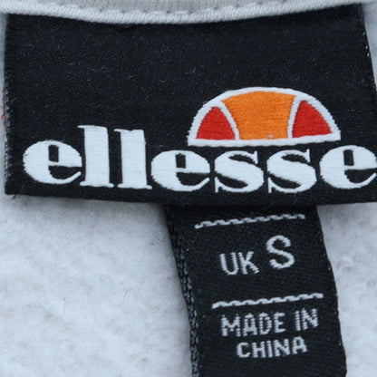 Mens UK Size S ellesse White Pullover Hoodie