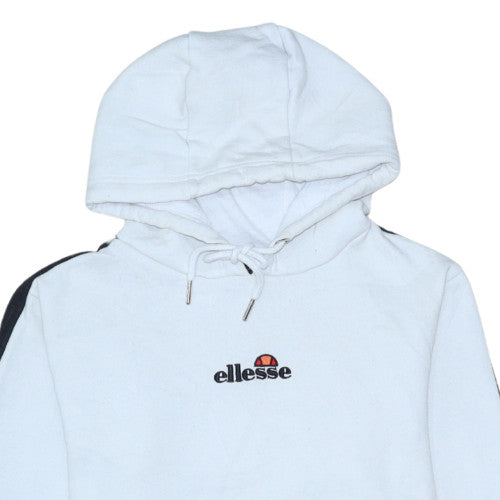 Mens UK Size S ellesse White Pullover Hoodie