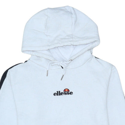 Mens UK Size S ellesse White Pullover Hoodie