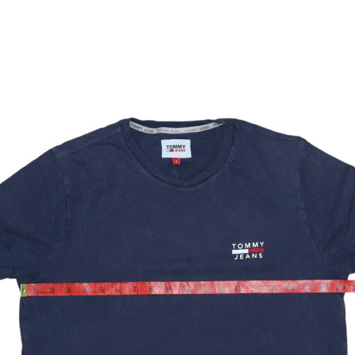Mens UK Size S Tommy Jeans Blue  T-Shirt
