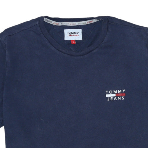 Mens UK Size S Tommy Jeans Blue  T-Shirt