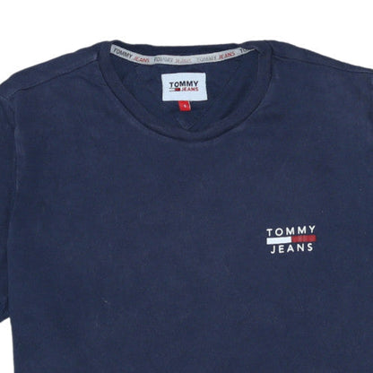Mens UK Size S Tommy Jeans Blue  T-Shirt