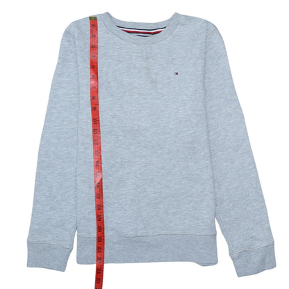 Tommy Hilfiger Boys Grey Pullover Sweatshirt Size 164 Long Sleeve