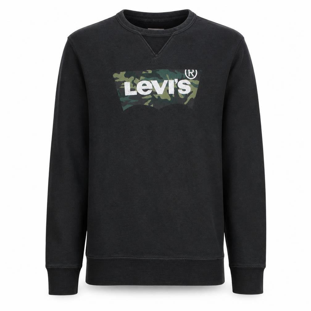 Mens UK Size S Levi's Black Pullover Sweatshirt