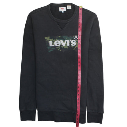 Mens UK Size S Levi's Black Pullover Sweatshirt