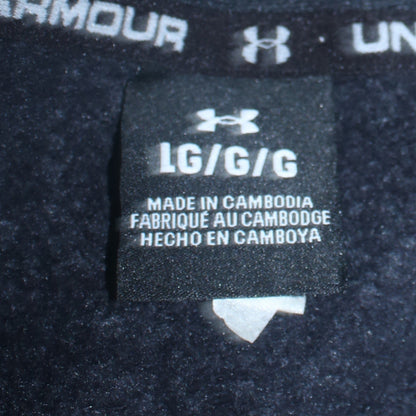 Mens UK Size L Under armour Grey Full Zip Hoodie