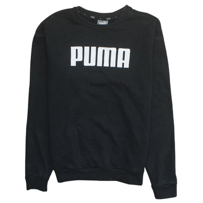 Womens UK Size XS PUMA Black Pullover Sweatshirt