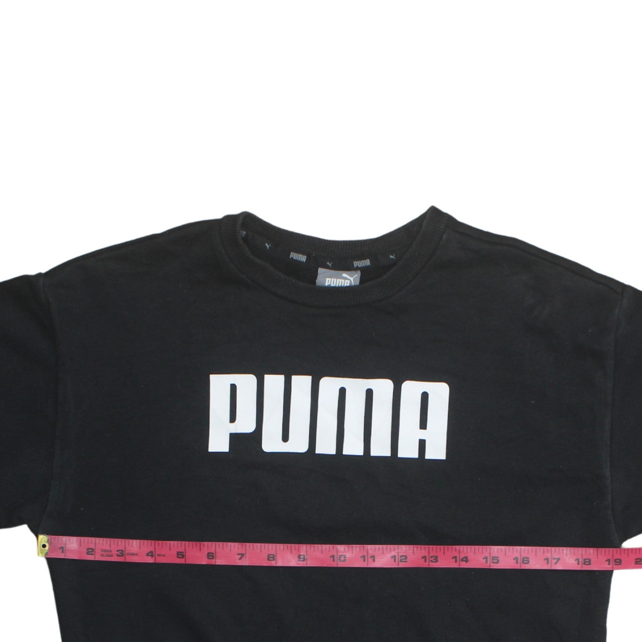 Womens UK Size XS PUMA Black Pullover Sweatshirt